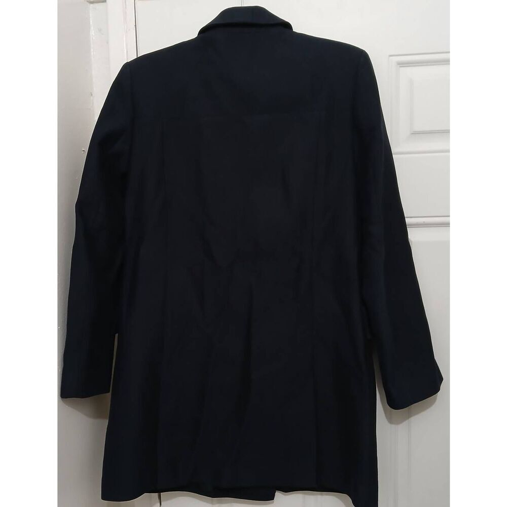 Reiss womens large mira double Breasted navy blue trench jacket - Picture 4 of 9